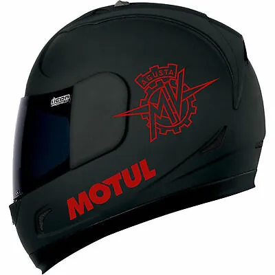 REFLECTIVE - MV Agusta Sticker For Helmet Decal Motorcycle Arai Bell Shoei Shark • $23