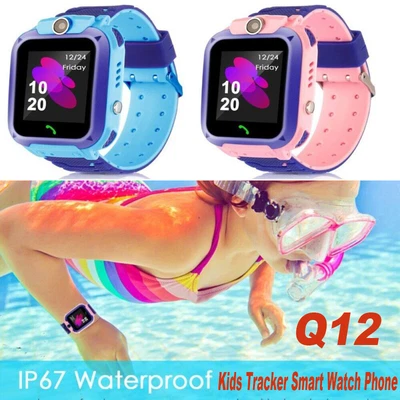 $20.51 • Buy Waterproof Kids Smart Watch Phone GSM SIM Alarm Camera SOS Call GPS Tracker AU