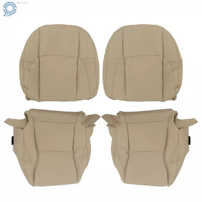 For Lexus ES350 2007-2012 Seat Cover Driver Passenger Bottom Top Perforated Tan • $139.61