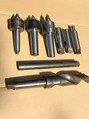 Morse Taper 45 Lathe Tools 2-9/16 MT 5 Drill1-1/2  Boring BarMT&JT 4 Adapters • $395