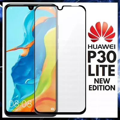 For HUAWEI P30 LITE 2020 NEW CURVED SCREEN PROTECTOR 9D FULL COVER GORILLA GLASS • $8.69