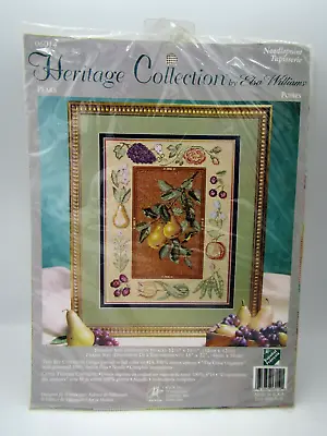 HERITAGE COLLECTION Needlepoint Kit   PEARS   06014 Elsa Williams • $19.99