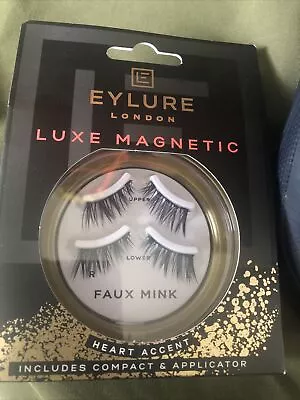 Eylure Luxe Magnetic Lashes - Heart Accent - False Eyelashes With Applicator • £1.25