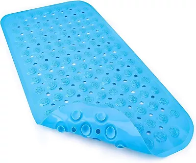 Large Non-slip Bathtub Bathroom Shower Mat Rubber Grip Suction For Elderly Child • £7.49