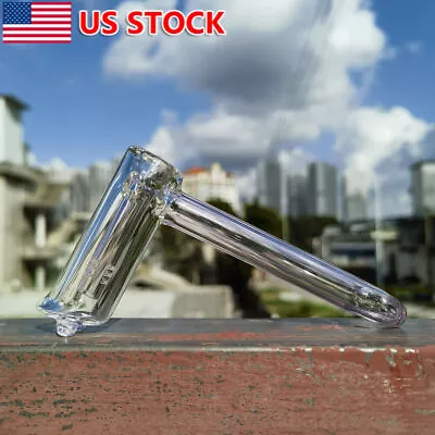 13cm Glass Water Pipe Hammer Smoking Hookah Bong Bubbler Shisha Pipes Pink Best • $10.99