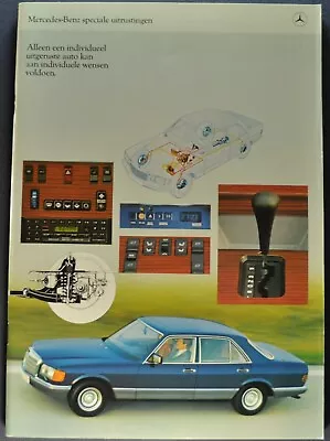 1981 Mercedes-Benz Brochure 200 240 250 280 300 380 SE 500 SL SLC Dutch Text • $11.95