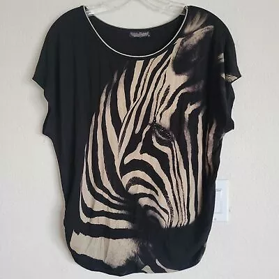 Vanilla Sugar Zebra Blouse Size M • $15