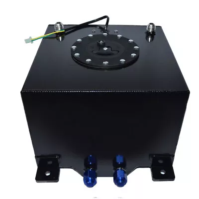 5 Gallon Aluminum Street Racing Drift Strip Fuel Cell Gas Tank &Level Sender • $57.27