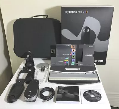 I1 X-rite PUBLISH PRO 2 Color Calibration Graphic Essentials With Case Manual • $710.60