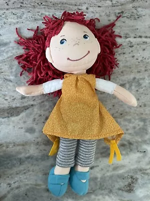 HABA Freya 12  Machine Washable Soft Doll With Red Hair • $5