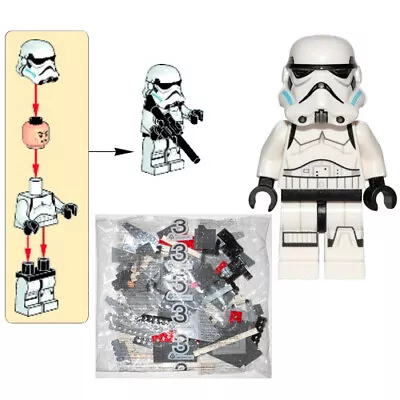 LEGO Stormtrooper Minifigure (NEW UNBUILT) Rebels 75053 75157 75083 75090 75141 • $41.87