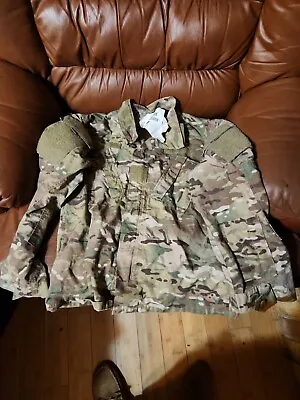 NEW OCP Multicam Jacket US Uniform Small Short FLAME RESISTANT INSECT GUARD • $25.95