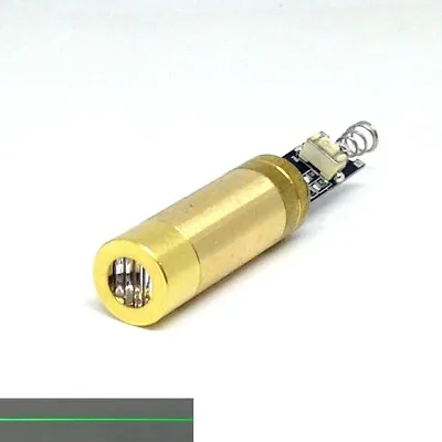 Industrial Brass 5mW 532nm Green Laser Diode Module Line Beam DC3V LED Lights • $15.21