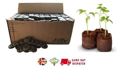 £5.99 • Buy JIFFY 7 Peat Pellets 10 X 41mm | Plug | Seeds | Hydroponics | Same Day Dispatch