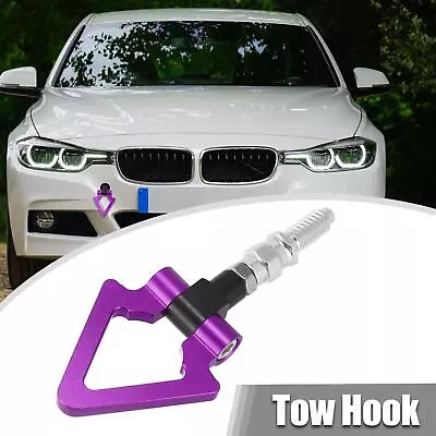 Racing Car Screw On Tow Hook Triangle Ring For BMW 330i For Mini Cooper Purple • $16.29