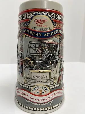 Miller High Life Celebrates The Model-T 1855-1987 Stein • $8.99
