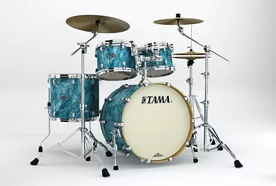 Tama Drums Sets Starclassic WB Turquoise Pearl Walnut / Birch 4 Piece Kit NEW • $1999.99