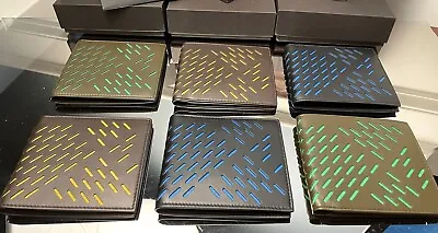 Bottega Veneta 113993 Men's Perforated Leather BiFold Wallet Many Colors • $220