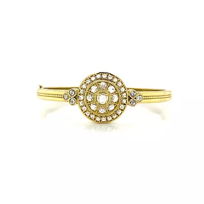 Penny Preville Diamond 18K Yellow Gold Bangle  • $3300