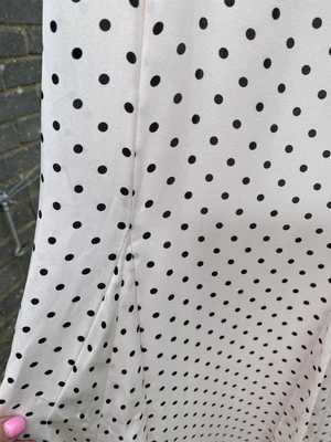 £10 • Buy Jaeger Polka Dot Print Silk Skirt Size 12