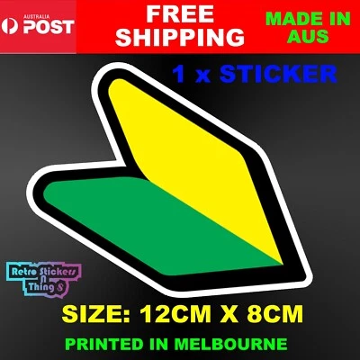 $4.95 • Buy  JDM WAKABA Sticker X 1, Turbo DRIFT Japanese Racing Logo