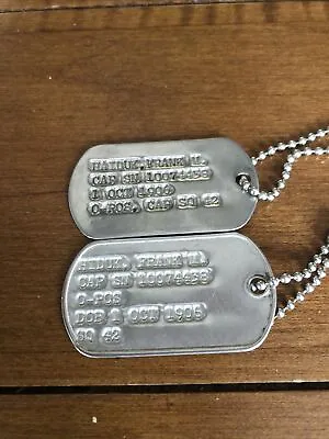 Vintage  Soldier Dog Tags USA • $36