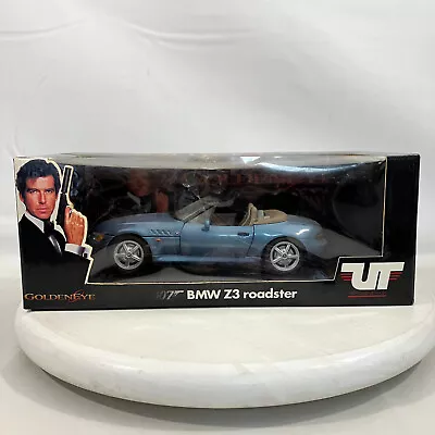 Goldeneye BMW Z3 Roadster James Bond 007 Films UT Models Metal 1:18 Scale 1995 • $69.99