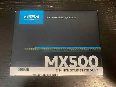 NEW Crucial MX500 500GB SSD Retail Packing 2.5  CT500MX500SSD1 • $47.95