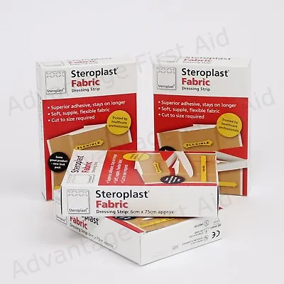 Fabric Dressing Strip On A Roll Cut To Size Plasters In Box. 6cm X 75cm: Qty 4  • £9.99