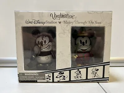 @ Disney Vinylmation Mickey Through The Years Plane Crazy Band Concert 2 Pack • $24.99