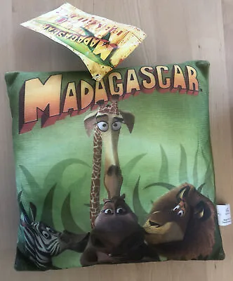 Madagascar Mini PILLOW Plush 8   2004 NANCO Dreamworks New With Tag • $7