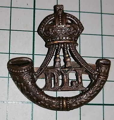 Durham Light Infantry Officers Service Dress Bronze Cap Badge • £25