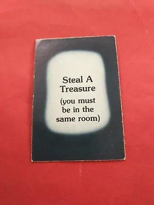 Mystery Mansion Board Game 1984 REPLACEMENT STEAL A TREASURE CLUE CARD *73U • $7