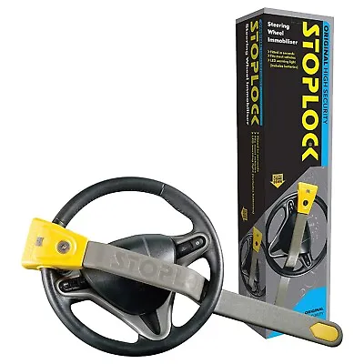 Stoplock Original Steering Wheel Lock For Land Rover Defender Anti-Theft LED • £39.99