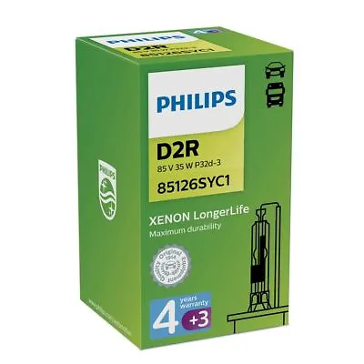 Philips LongerLife D2R Headlight Replacement Xenon Bulb 85126SYC1 Single • $73.85