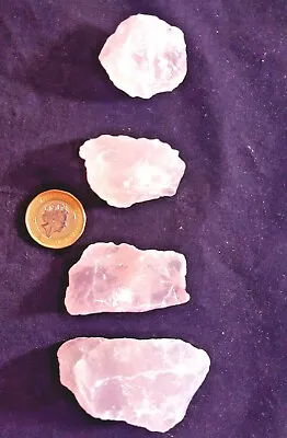 Rose Quartz Mineral Natural A Grade Raw Specimen Gemstone Healing Chakra Piece • £2.99