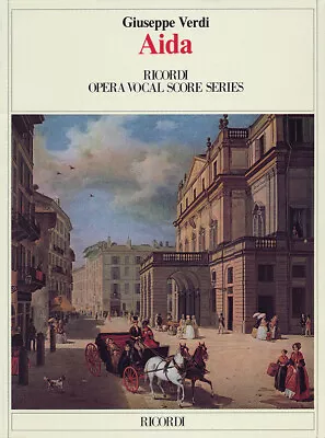 Giuseppe Verdi Aida Opera Italian English Vocal Score Piano Sheet Music Book • $36.95