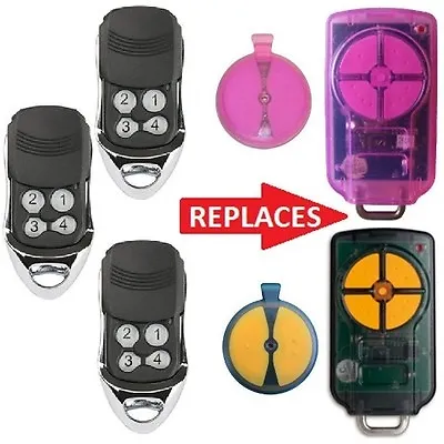 3 X ATA PTX-5 PTX5 Replacement Remotes GDO 6v3 7v2 7v3 8v3 9v2 9v3 Remote • $46.56