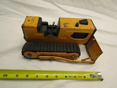 Vintage Toy Truck Construction Pressed Steel Tonka Dozer Bulldozer T-6 Ornage • $24.87