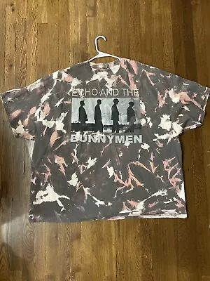 Echo And The Bunnymen Acid Wash Shirt Mens 5XL • $28