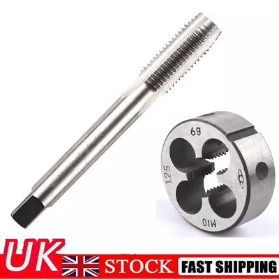 £5.99 • Buy M10 X 1.25mm Metric Tap And Die Set HSS Machine Thread Tap / Round Die