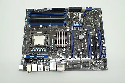 MSI X58A-GD45 LGA1366 DDR3 Intel X58 ATX Motherboard W/ I7-920 CPU 4GB RAM • $74.99