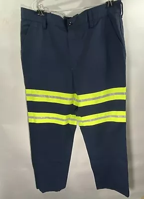 Red Kap Enhanced Visibility Industrial Pants Reflective Hi Vis Work Uniform • $23.95