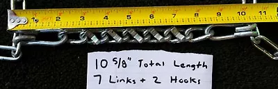 $7 • Buy 1 NEW USA Snow Tire Chains 10 5/8  V-Bar Repair Replacement Cross Link Section 4