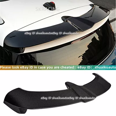 Carbon Fiber Rear Spoiler Roof Wing For Mini F55 F56 Cooper S 2013 2014-2018 • $204.25