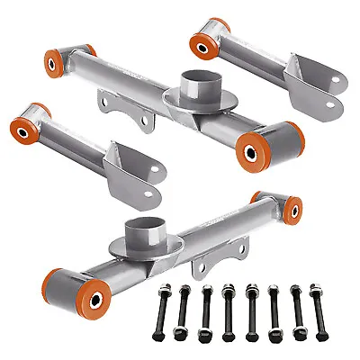 Rear Upper Lower Tubular Control Arm Arms Kits Gray For Ford Mustang 1979-2004 • $86.54