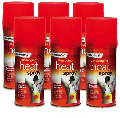 Masterplast Heat Spray Sports Sprains Injury Deep Muscular Fast Pains Relief  • £6.99