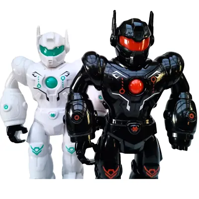 Electric Interactive Robot Toy Walking Sound Toy Robots For Kids • £14.69