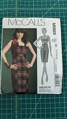 McCall's 5923 Made-For-You Misses' Fitted Dress Pattern Sizes 12-18 • $5