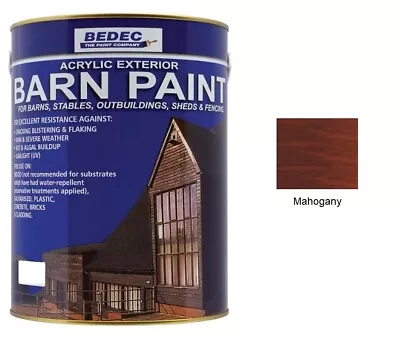 £81.92 • Buy Bedec Acrylic Exterior Barn Paint - All Colours - All Sizes